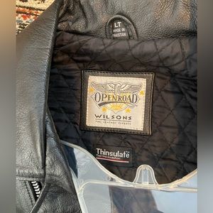 Wilson’s Leather motorcycle jacket thinsulate insulated